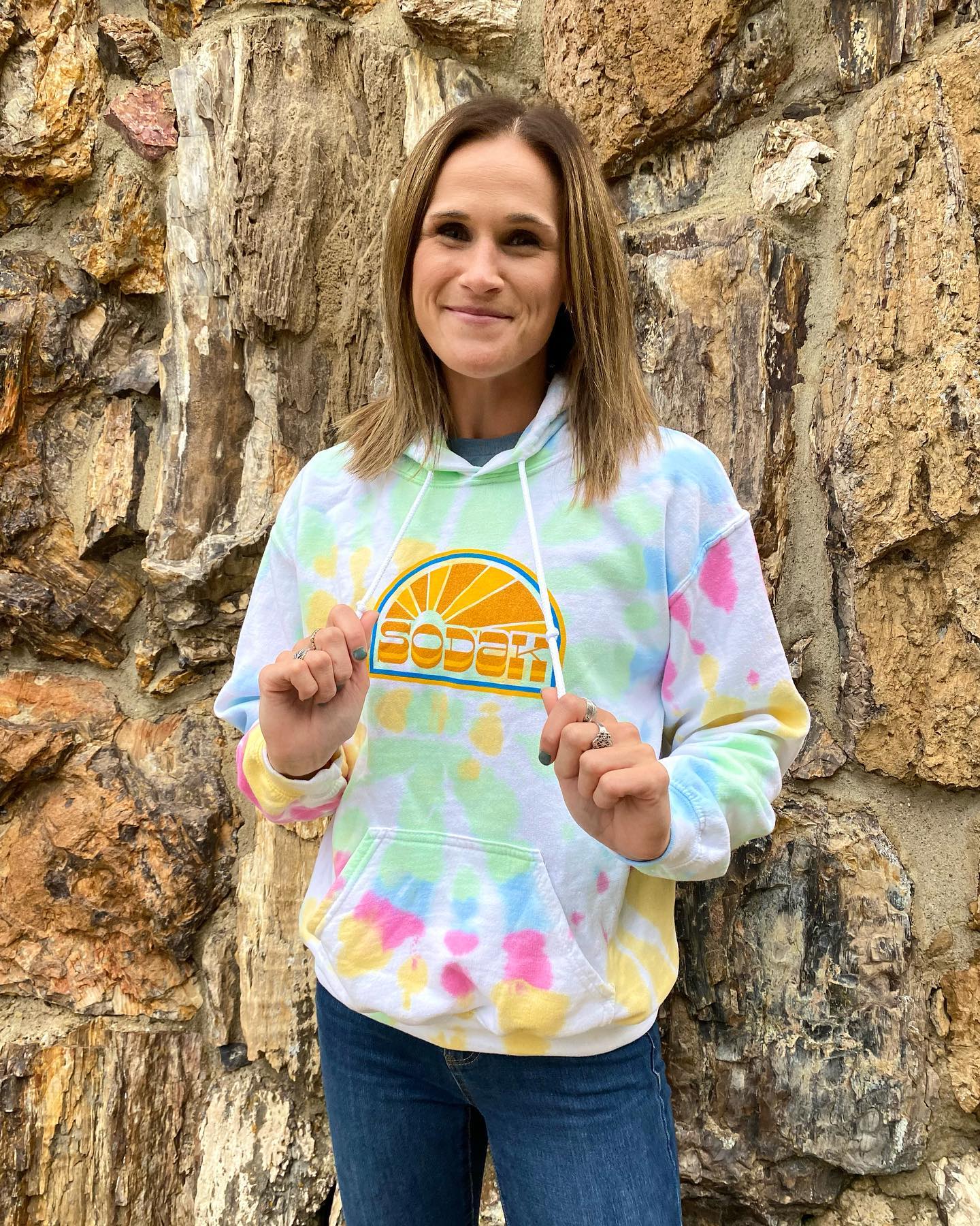 SoDak Sunbeams Tie Dyed Hoodie Unisex