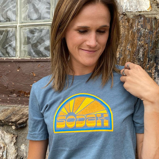 SoDak Sunbeams Slate Blue Unisex T-shirt