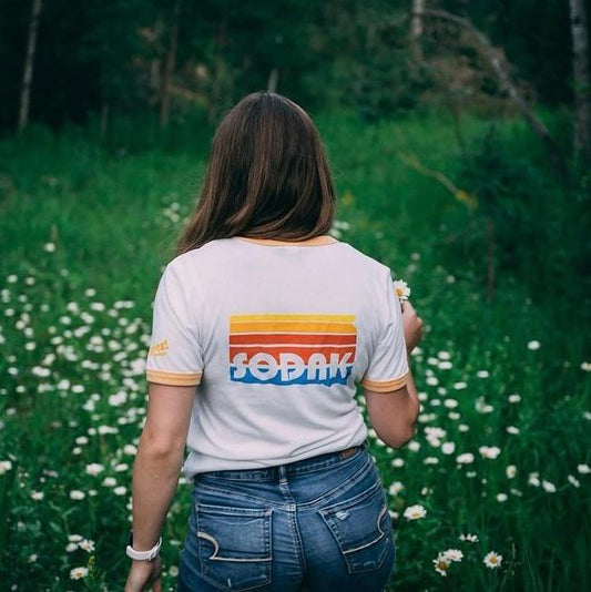 SoDak Sunset Unisex Ringer T-shirt