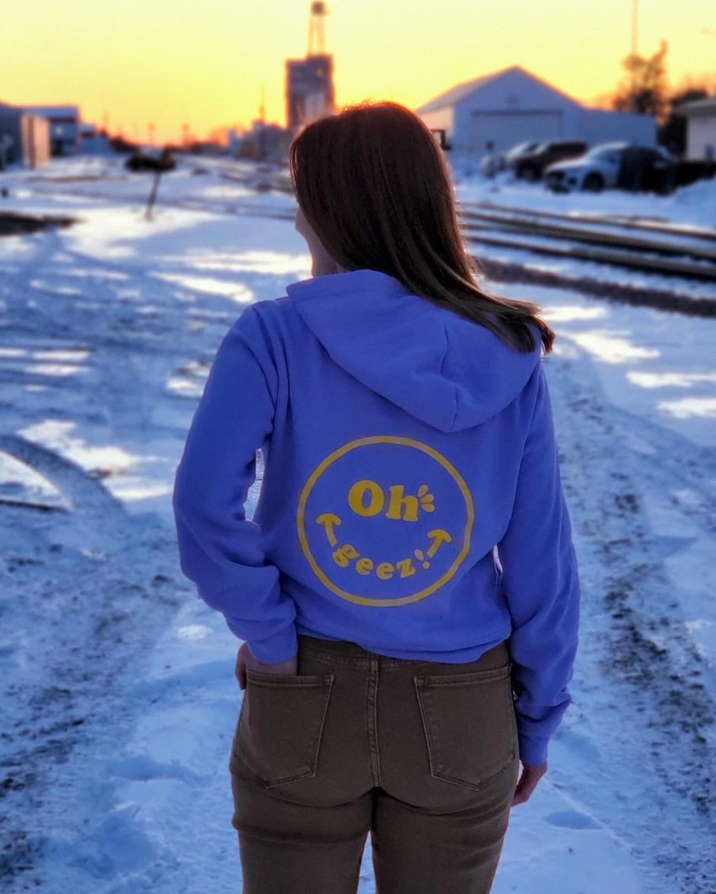 Oh Geez! Design Smiley Women's Hoodie