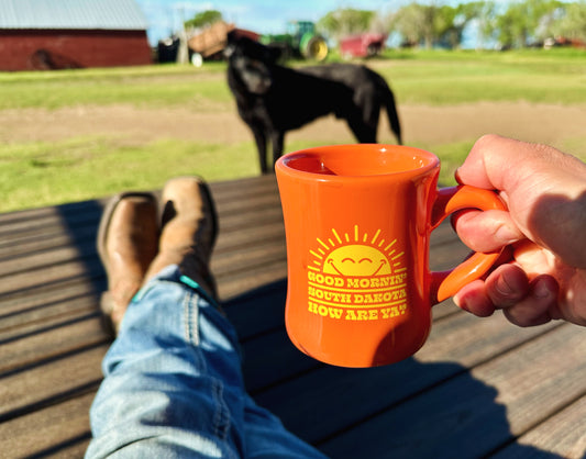 Good Mornin' South Dakota How are Ya? Retro Diner Mug