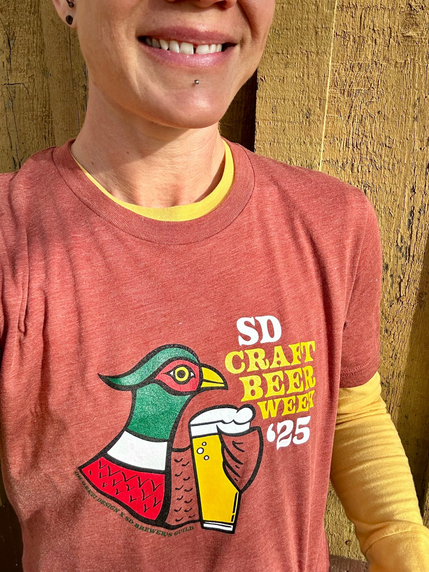 South Dakota Craft Beer Week 2025 Pheasant Sticker by Oh Geez! Design