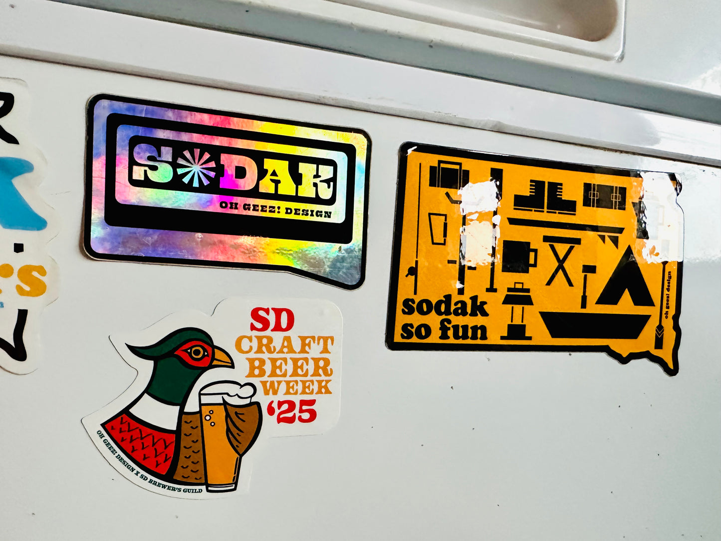 South Dakota Craft Beer Week 2025 Pheasant Sticker by Oh Geez! Design
