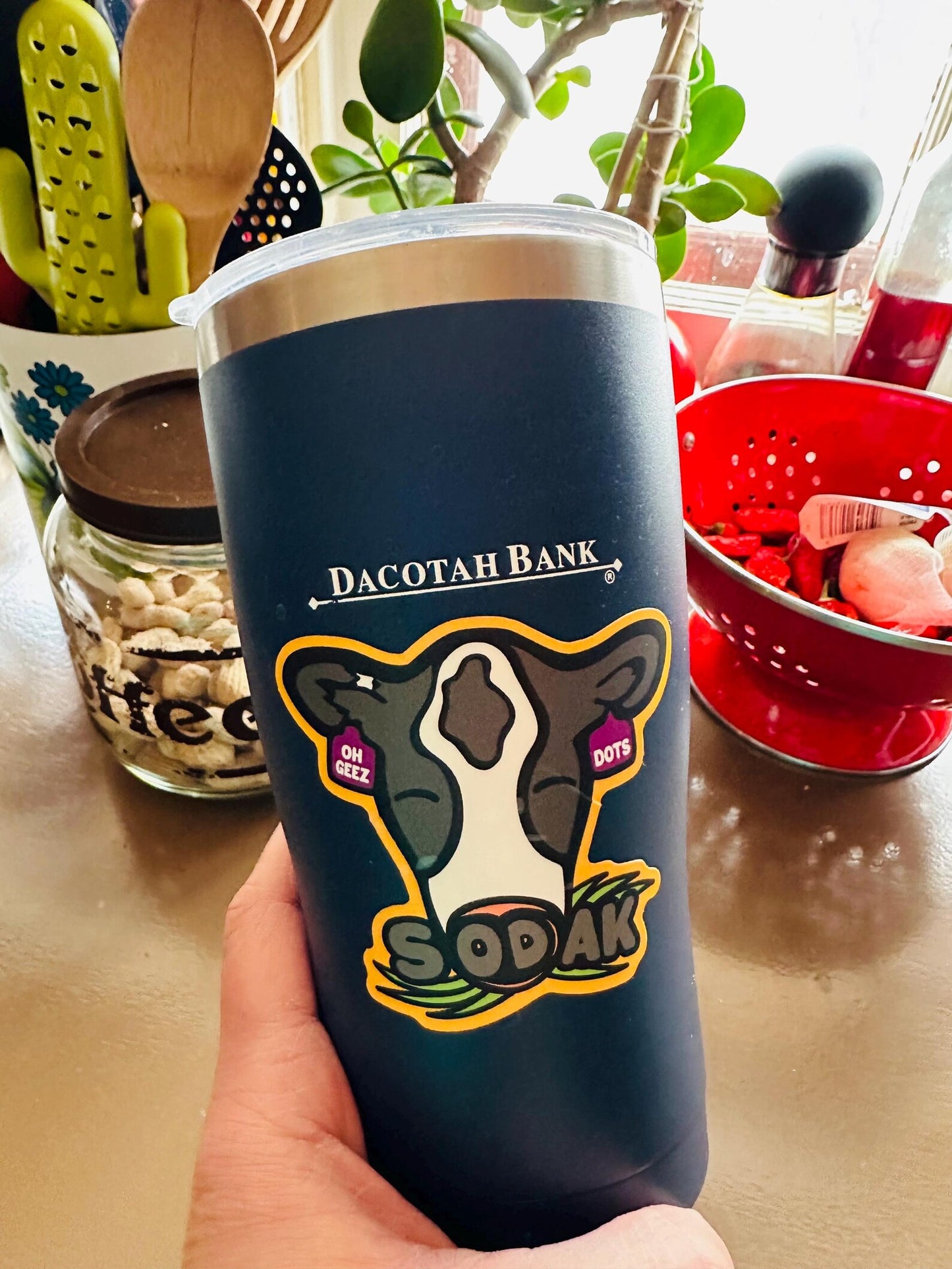 Dots the SoDak Cow Sticker