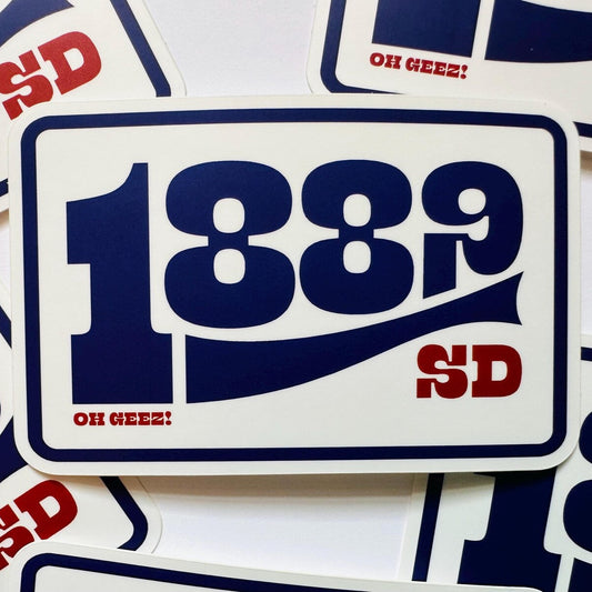1889 South Dakota Sticker