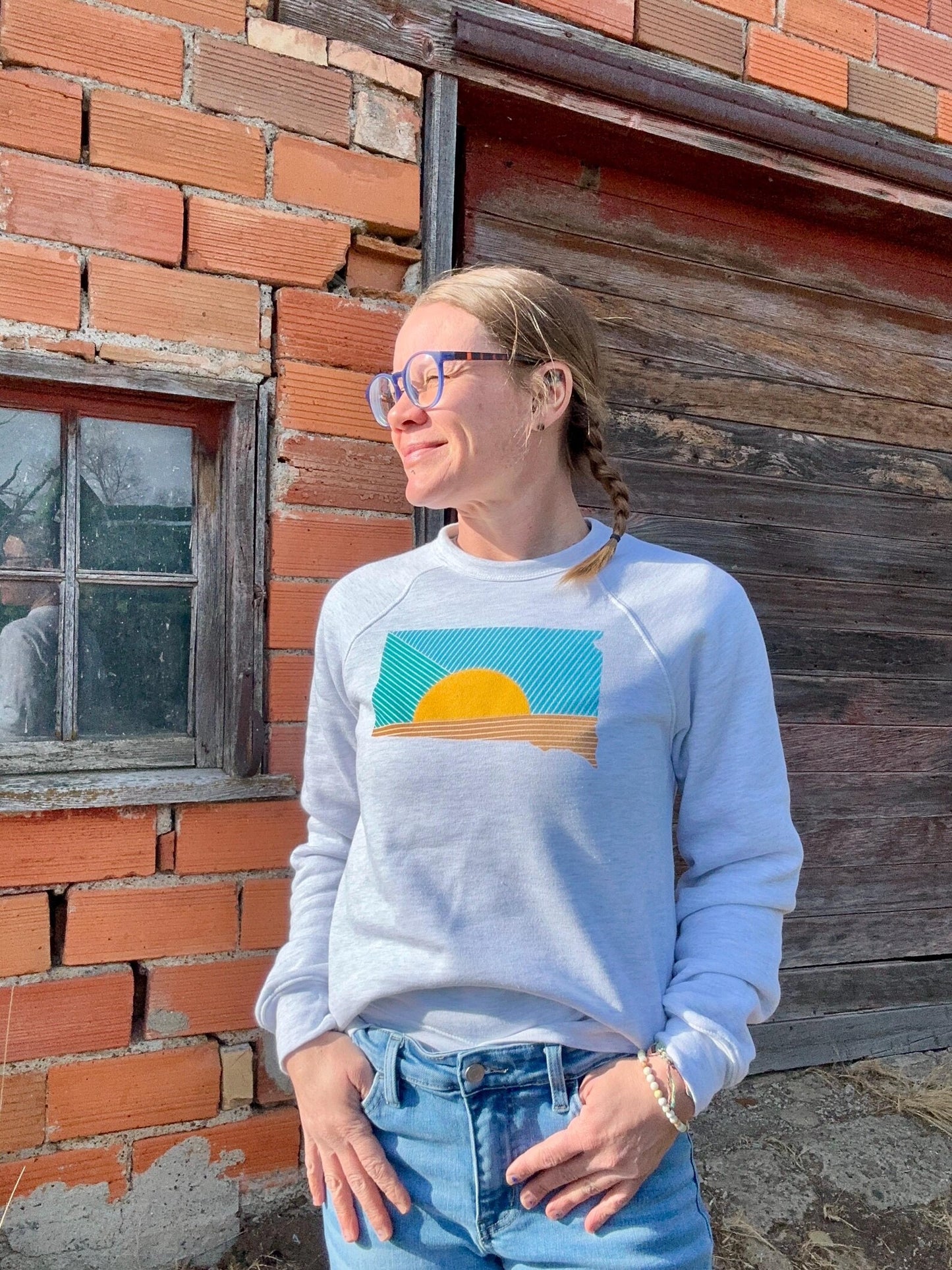SoDak Sunrays Unisex Crew Sweatshirt