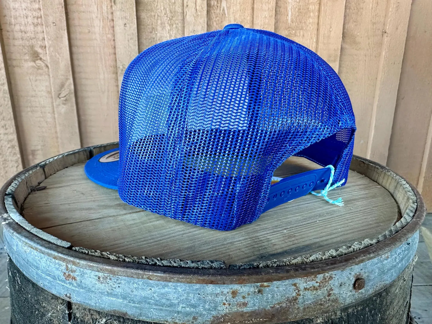 1889 South Dakota Flatbill Blue and White Snapback Hat