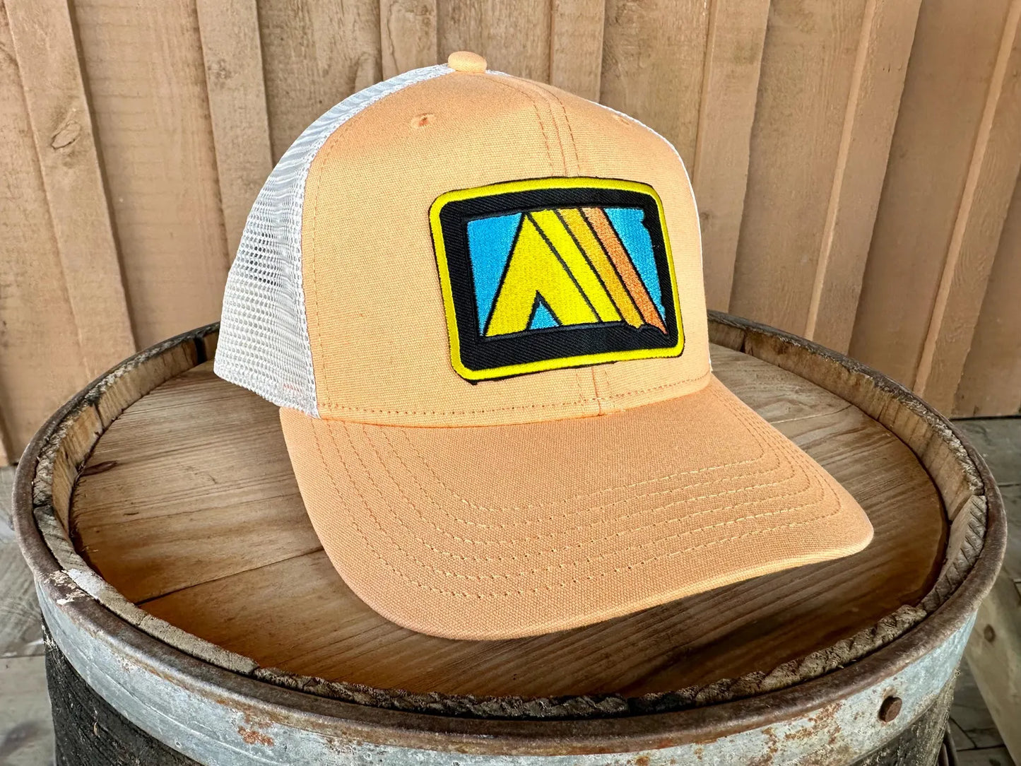 Camp SoDak Peach Trucker Hat