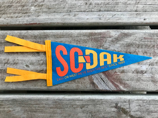 SoDak Souvenir Pennant