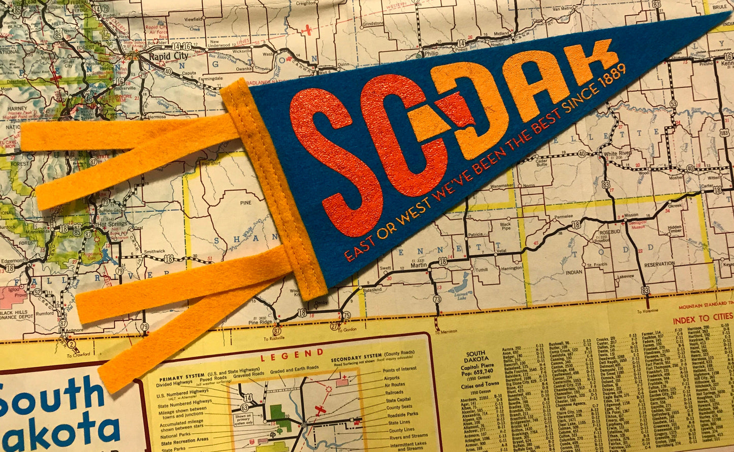 SoDak Souvenir Pennant