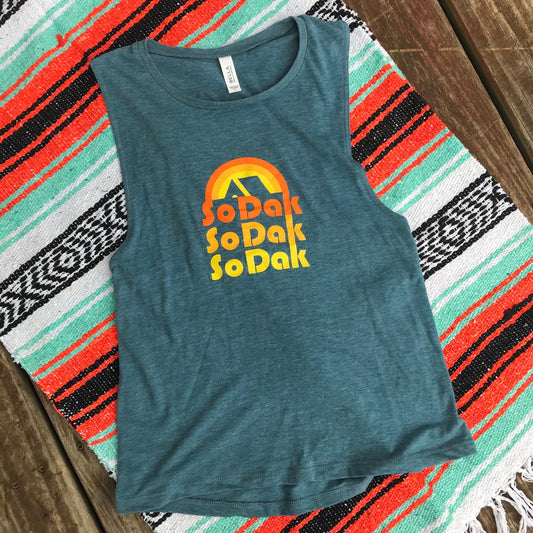 SoDak Retro Women's Boyfriend Tank