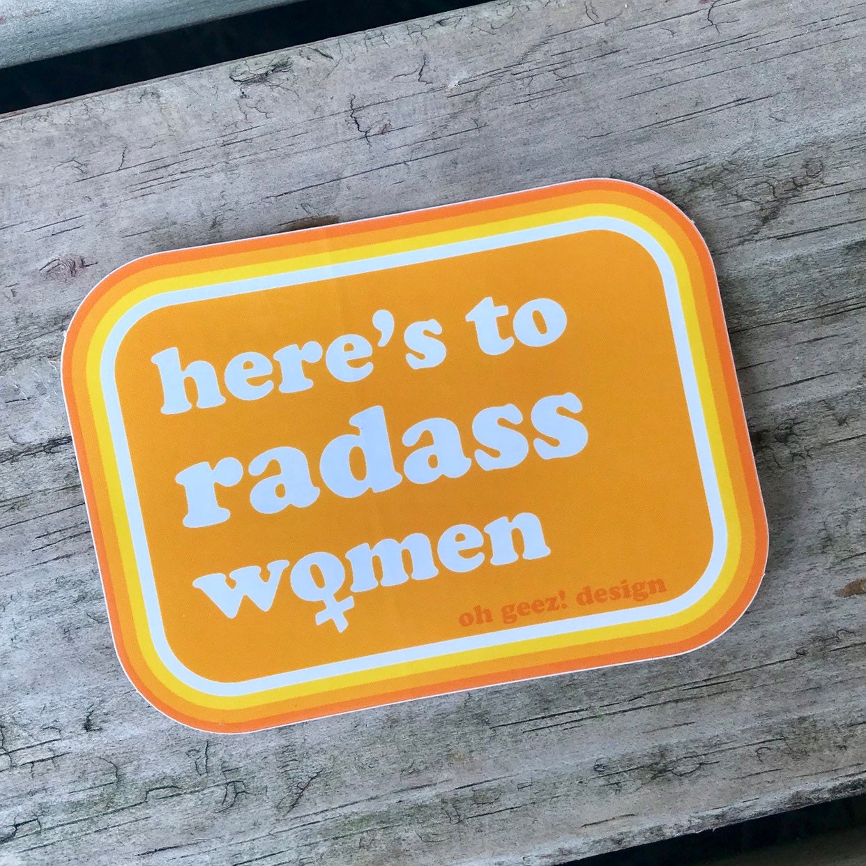 Here's to Radass Women Sticker