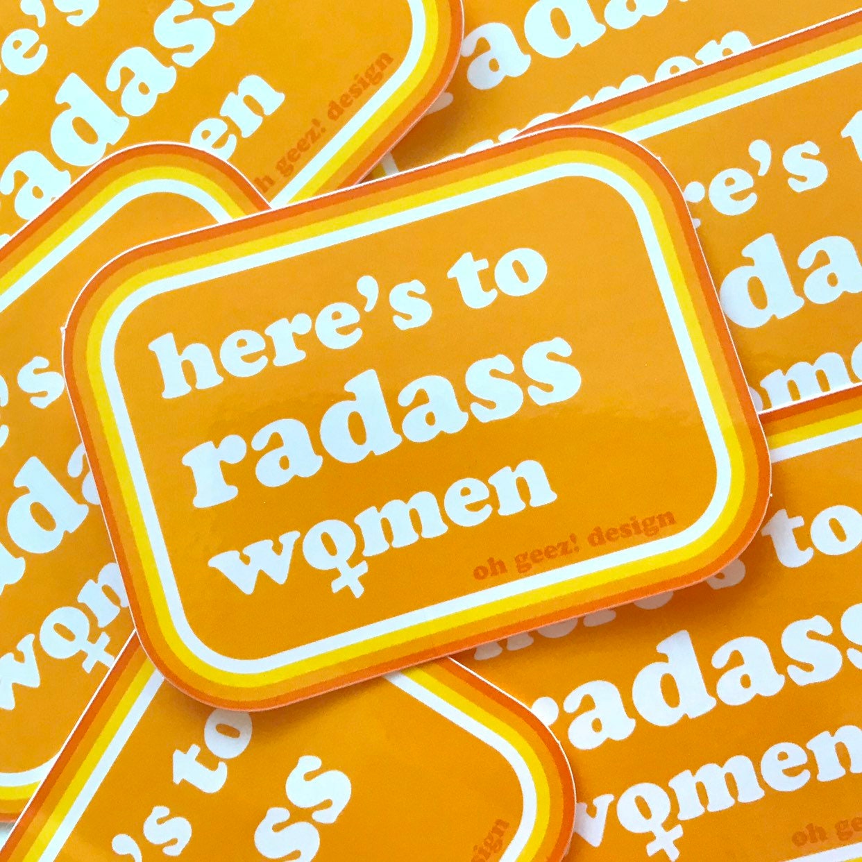 Here's to Radass Women Sticker