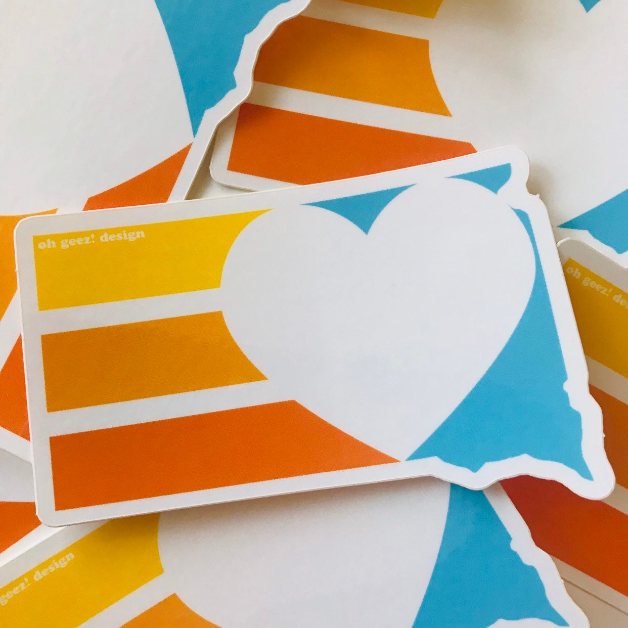 South Dakota Heart Sticker