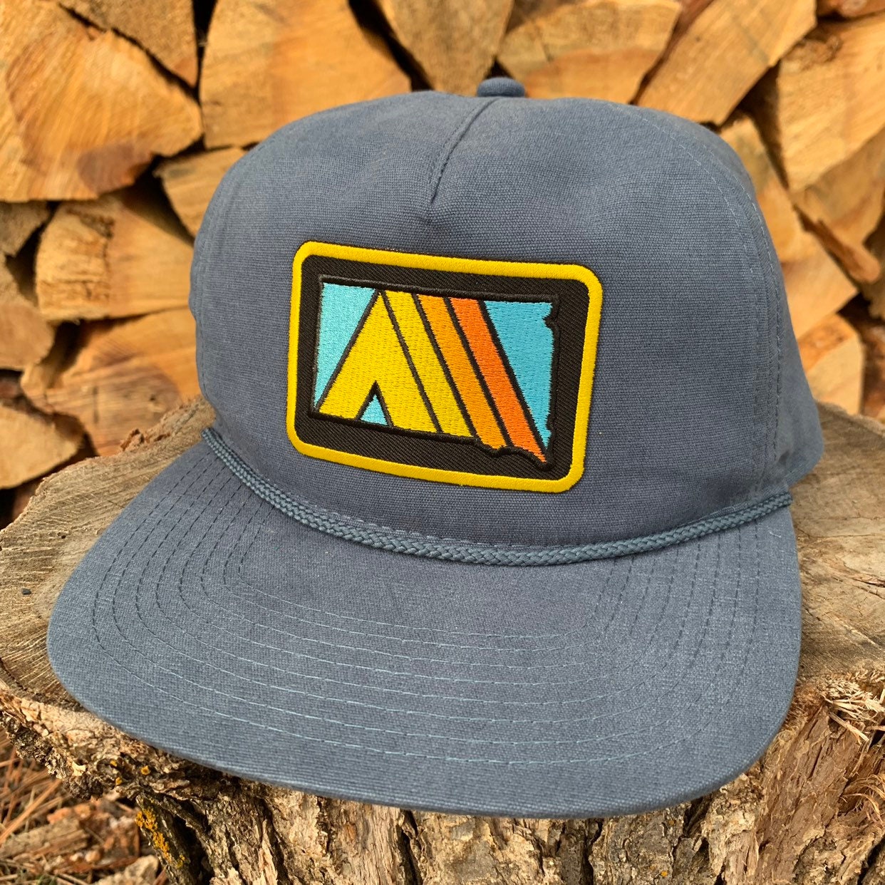 Camp SoDak Rope Flatbill Grandpa Hat by Oh Geez! Design