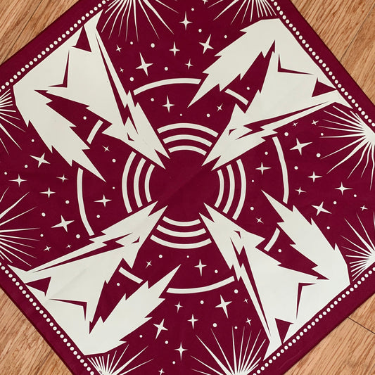 Harvest Moon Howling Coyote Maroon Bandana