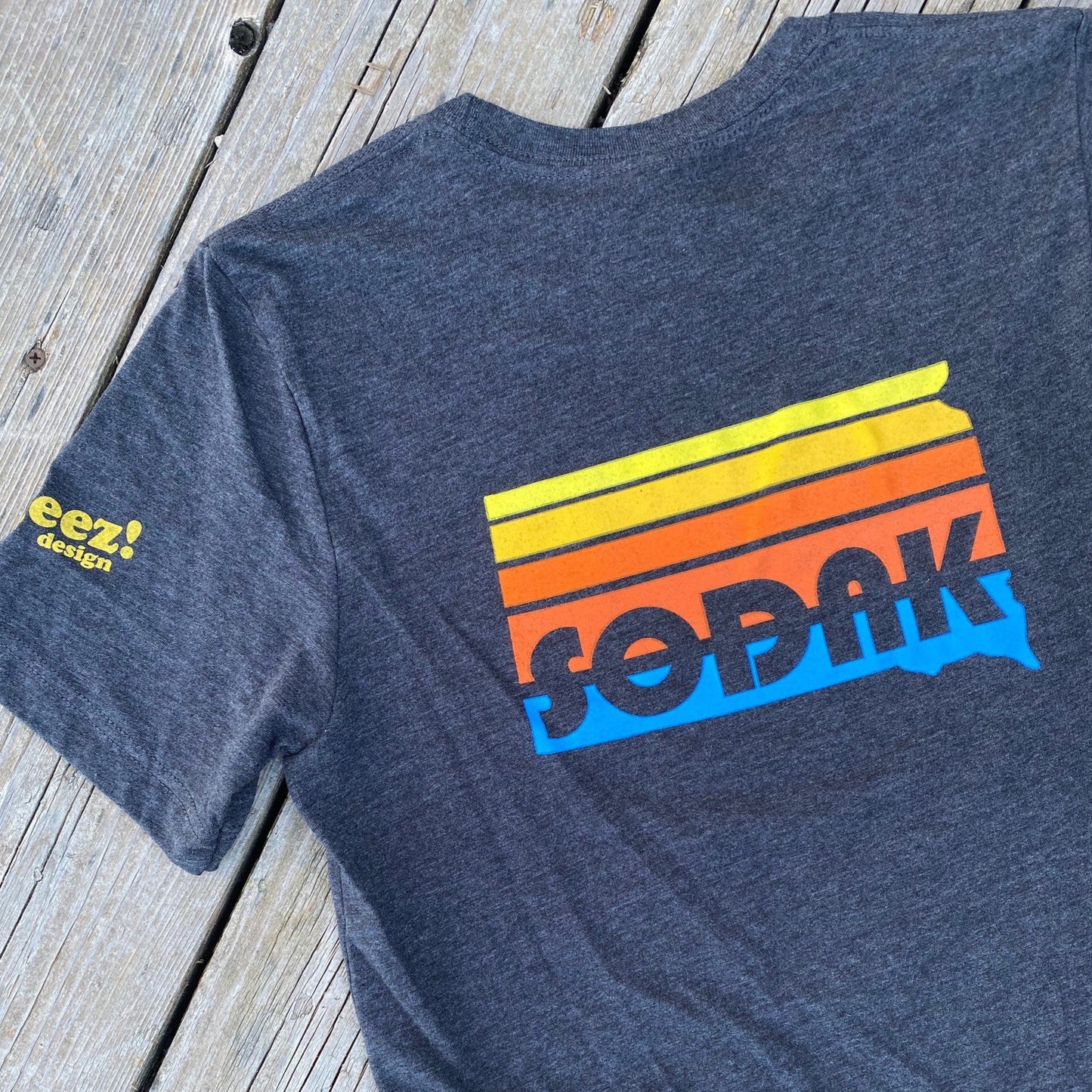 SoDak Sunset Heather Gray Unisex T-shirt