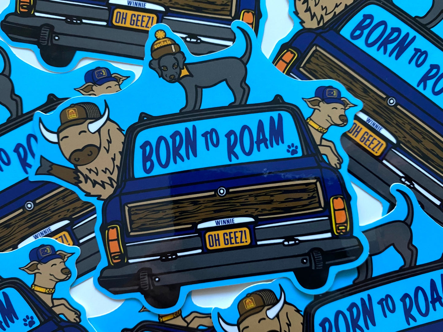 Born to Roam Wagoneer Sticker