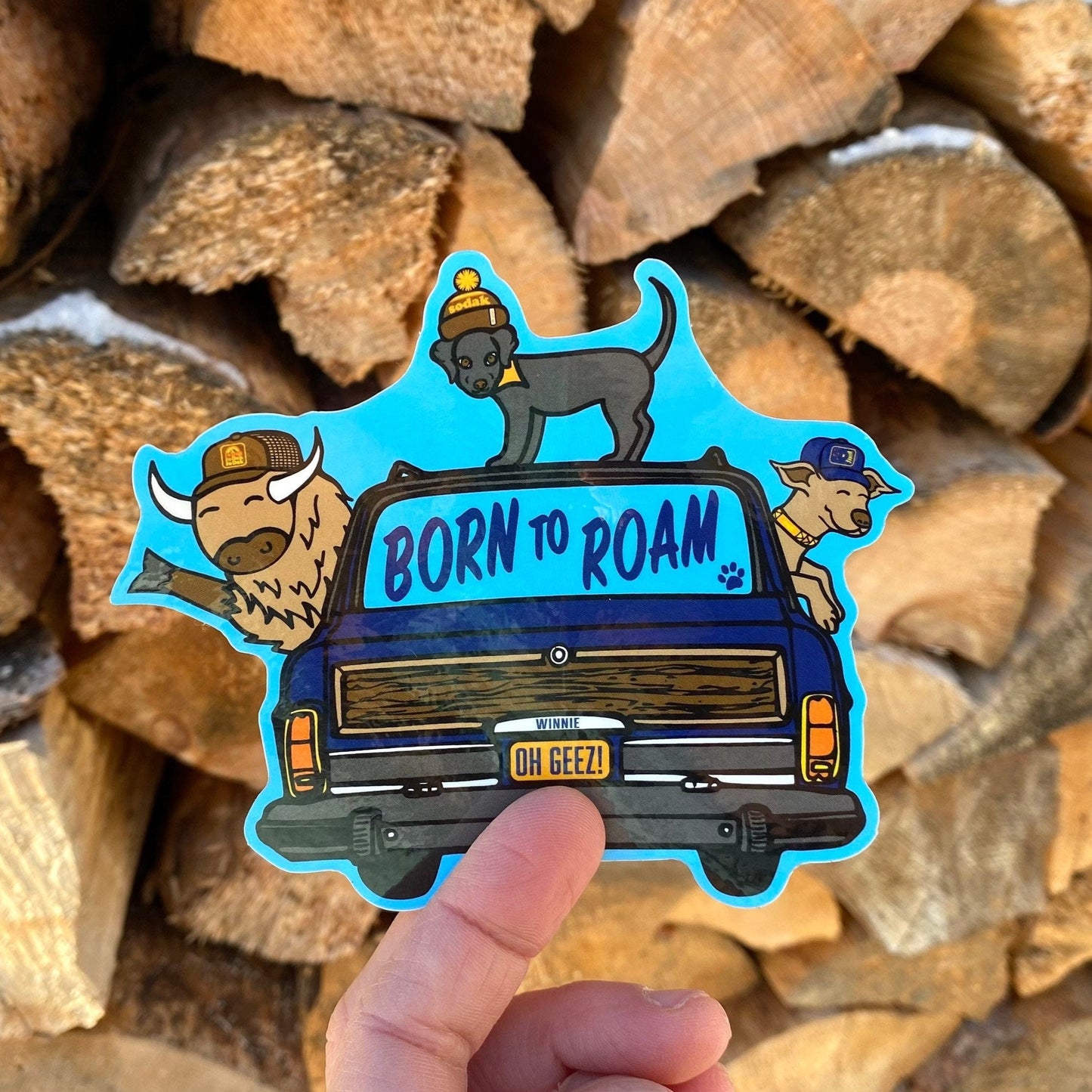 Born to Roam Wagoneer Sticker