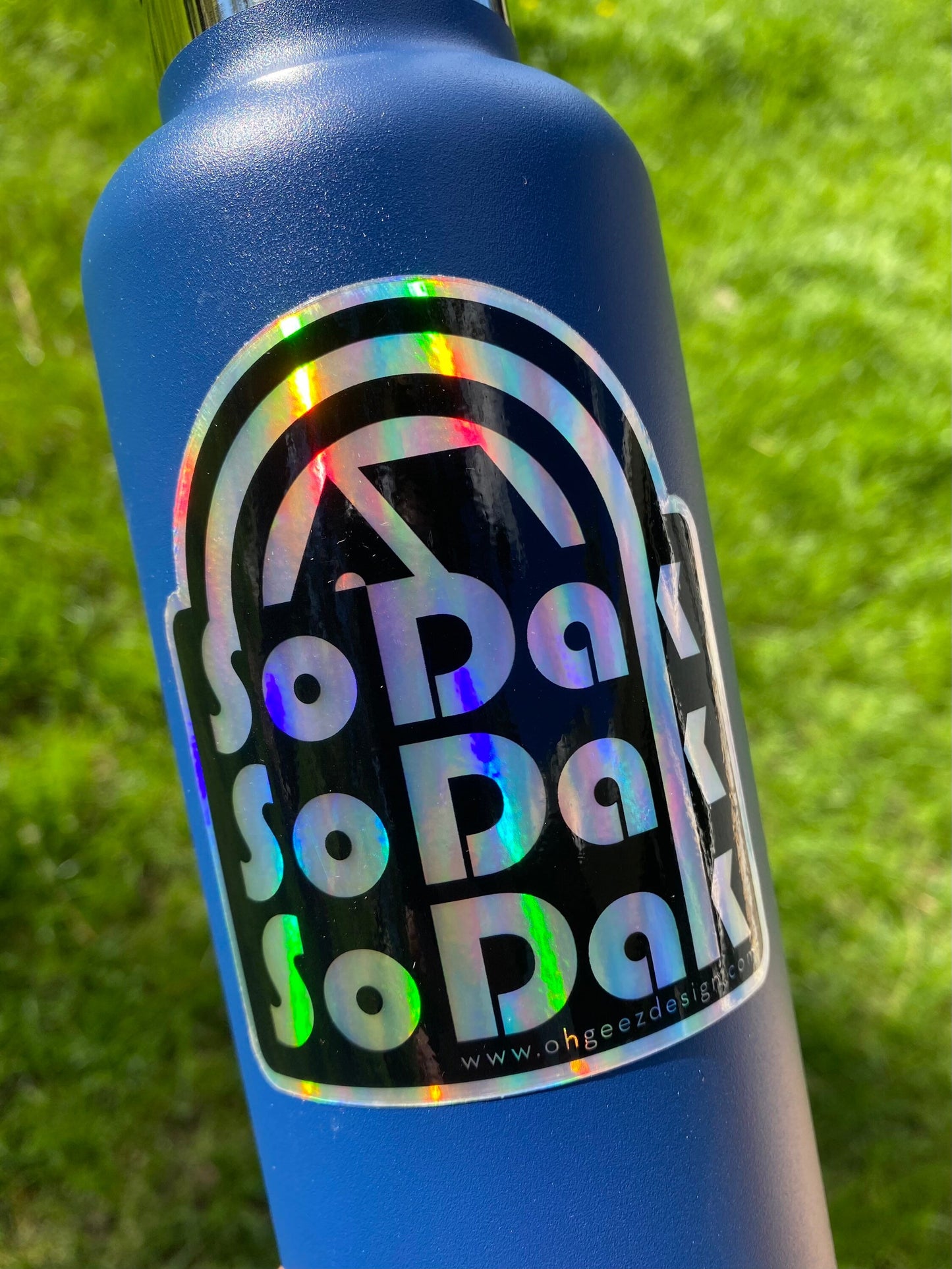 SoDak Retro Holographic Sticker