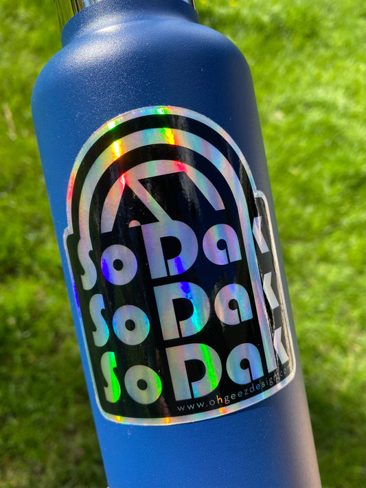 SoDak Retro Holographic Sticker