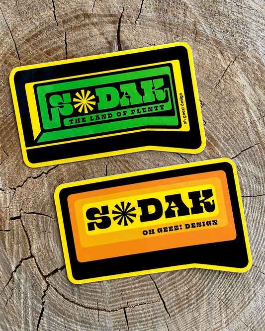 SoDak The Land of Plenty Sticker