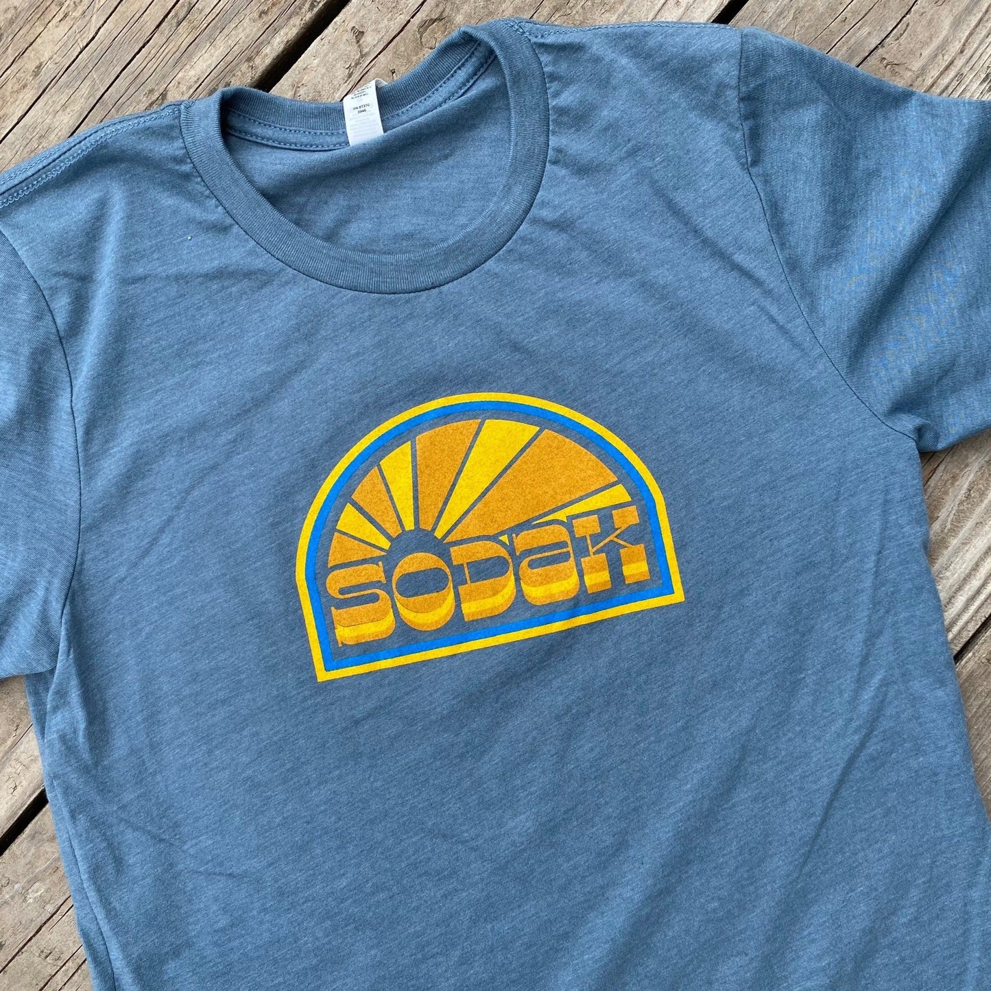 SoDak Sunbeams Slate Blue Unisex T-shirt
