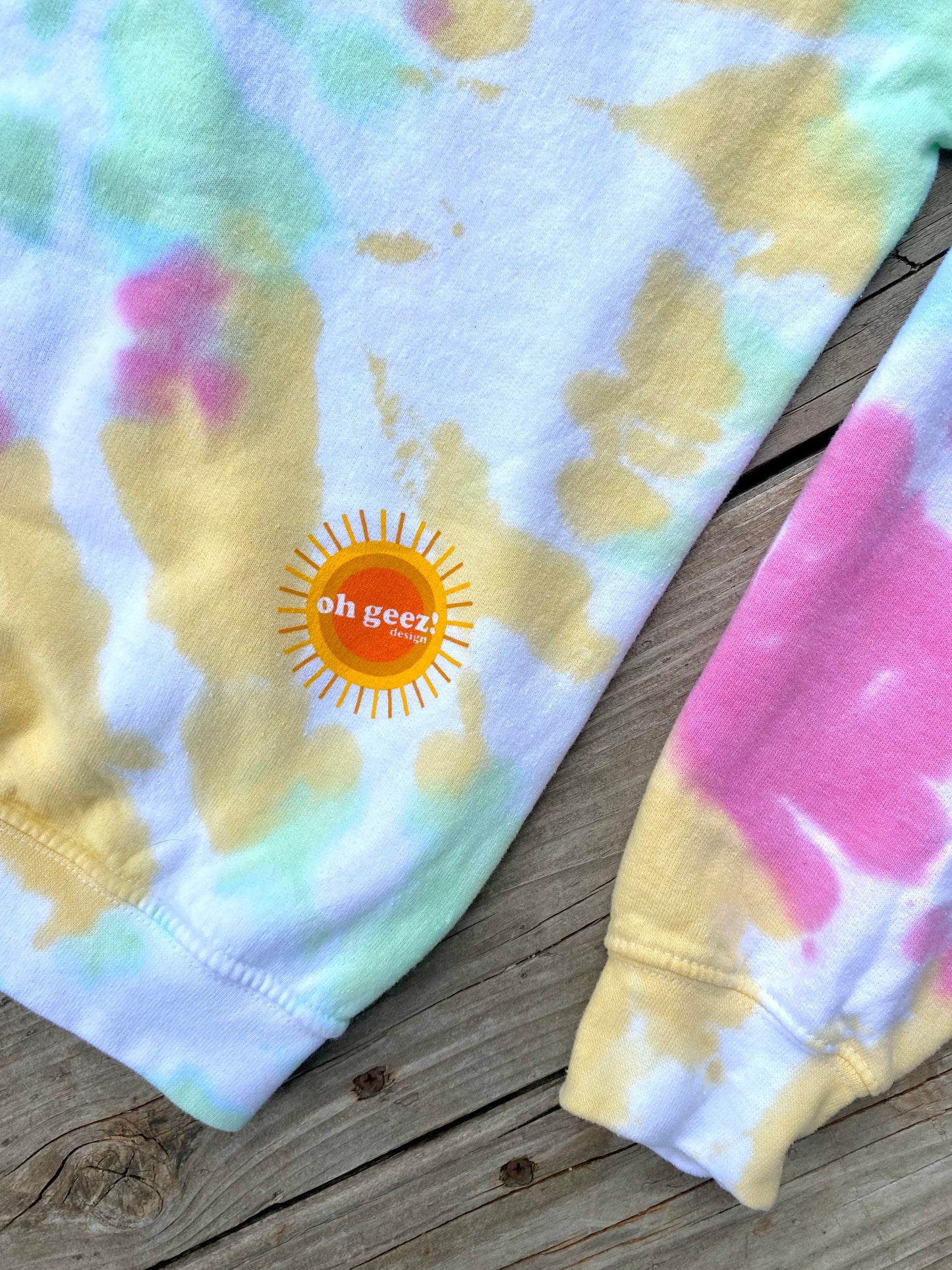 SoDak Sunbeams Tie Dyed Hoodie Unisex