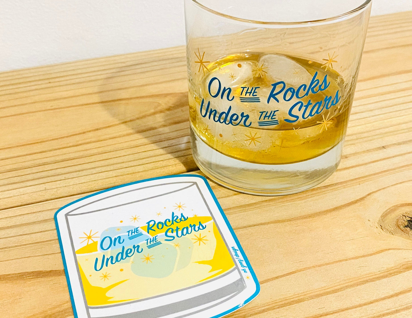 On the Rocks Under the Stars Sticker