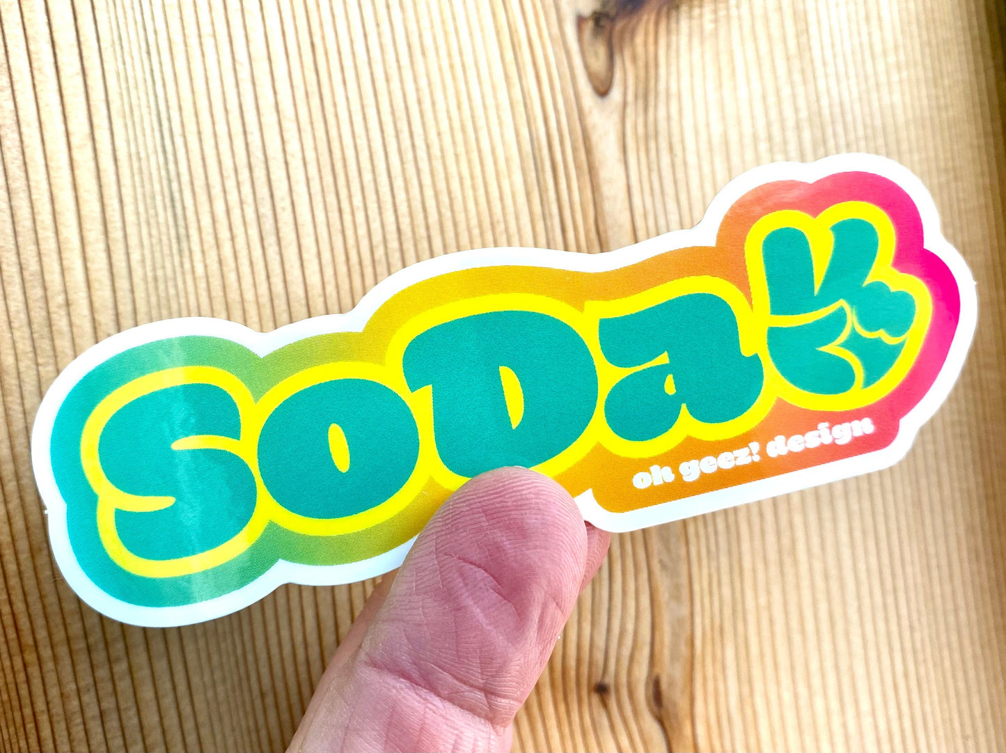SoDak Peace Ombre Sticker