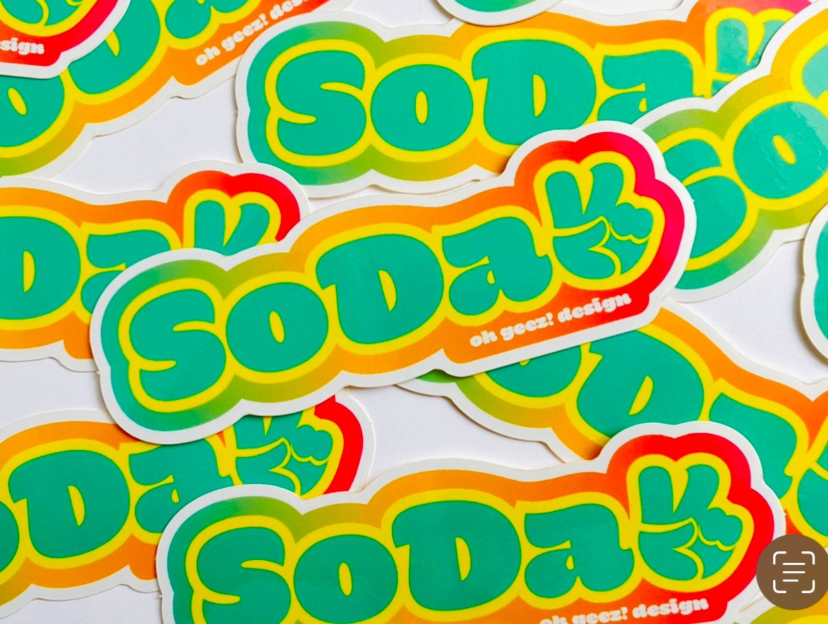 SoDak Peace Ombre Sticker