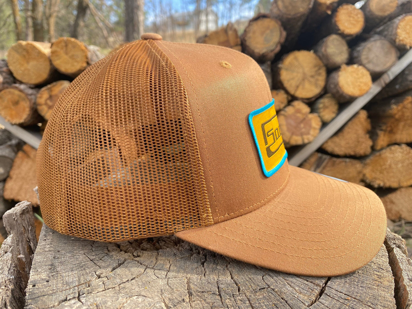 SoDak Classic Brown Trucker Snapback Hat