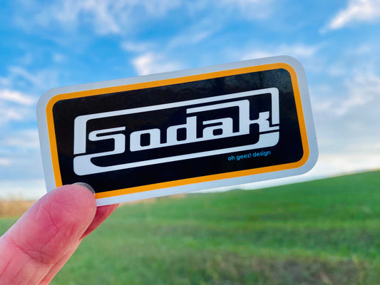 SoDak Classic Retro Sticker
