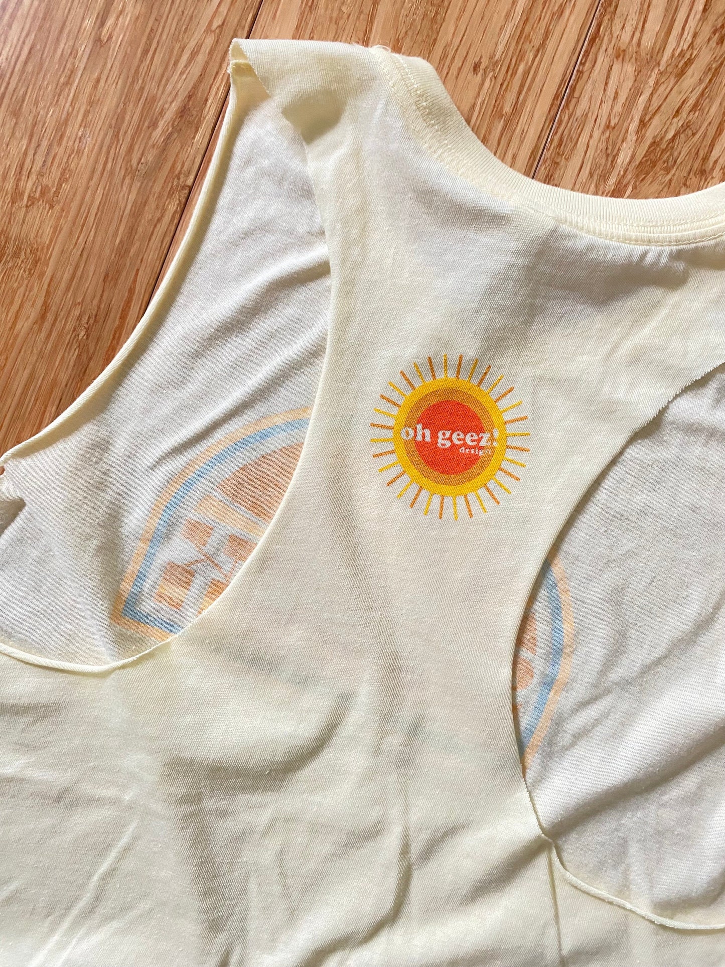SoDak Sunbeams Women's Racerback Crop Tank Top