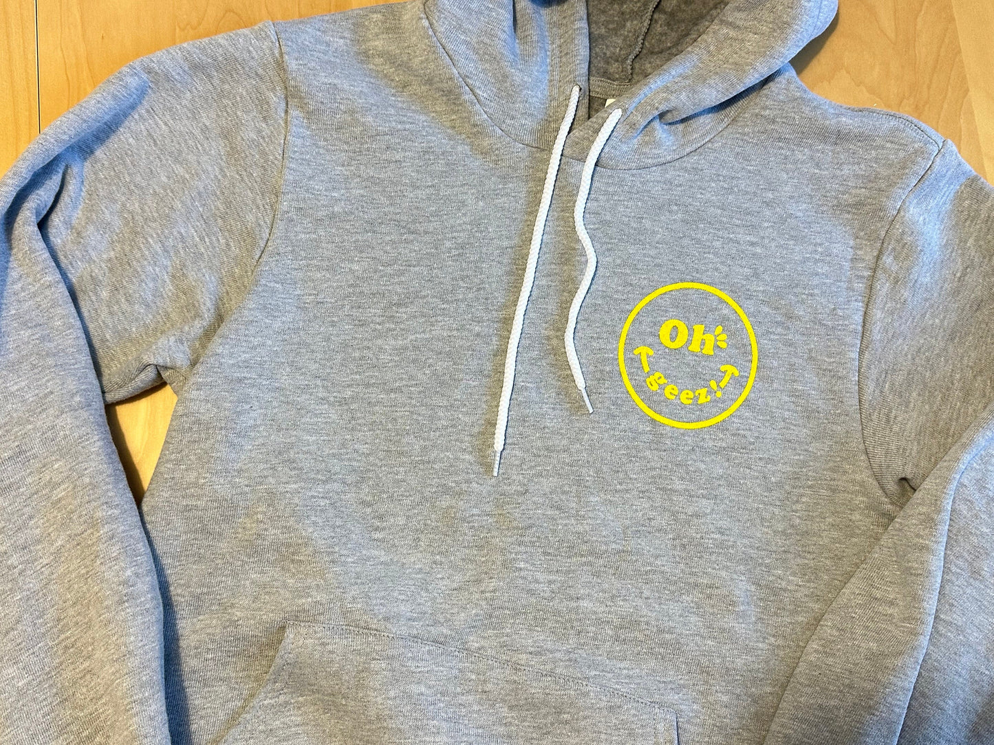 Oh Geez! Design Smiley Unisex Hoodie