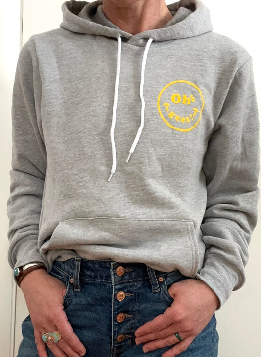 Oh Geez! Design Smiley Unisex Hoodie