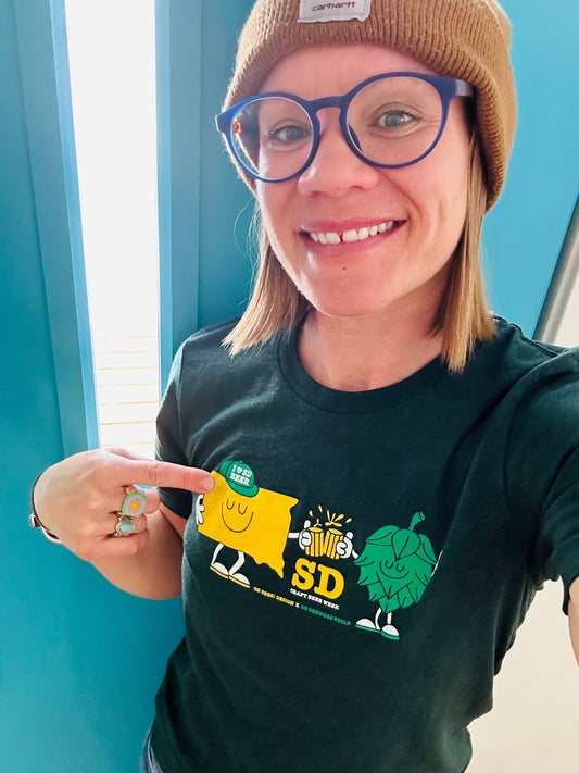 I Heart SD Beer T-shirt - South Dakota Craft Beer Week 2024 Tee