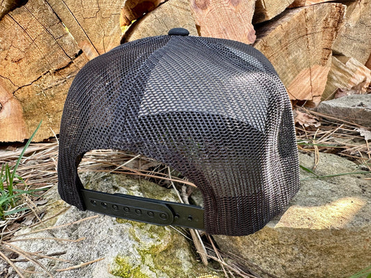 Oh Geez! Design Smiley Flatbill Snapback Hat