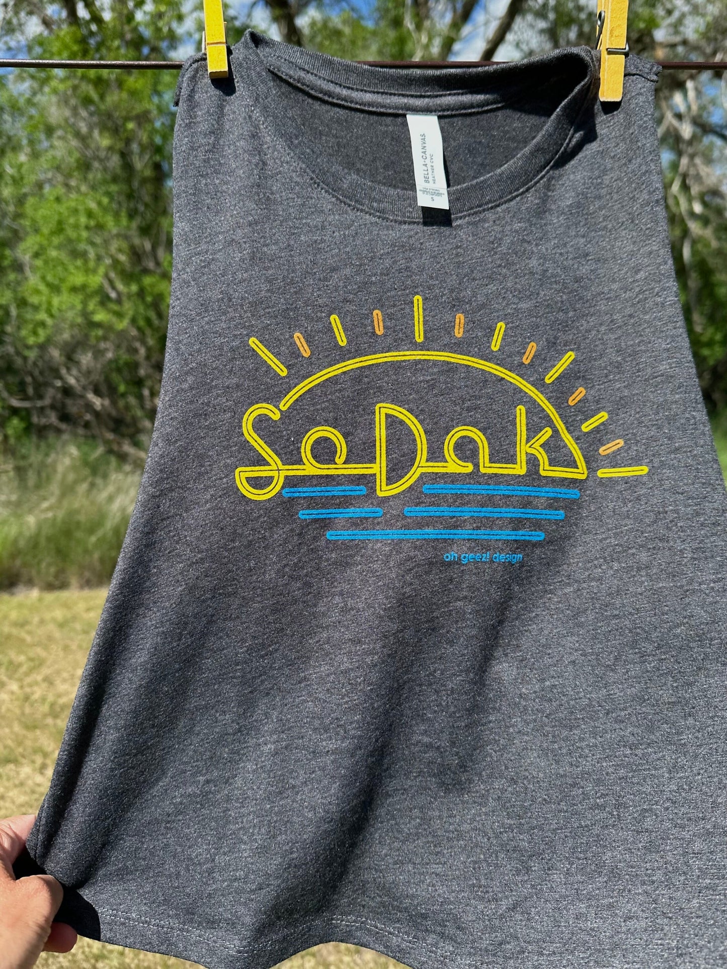 SoDak Neon Sun Women's Crop Tank
