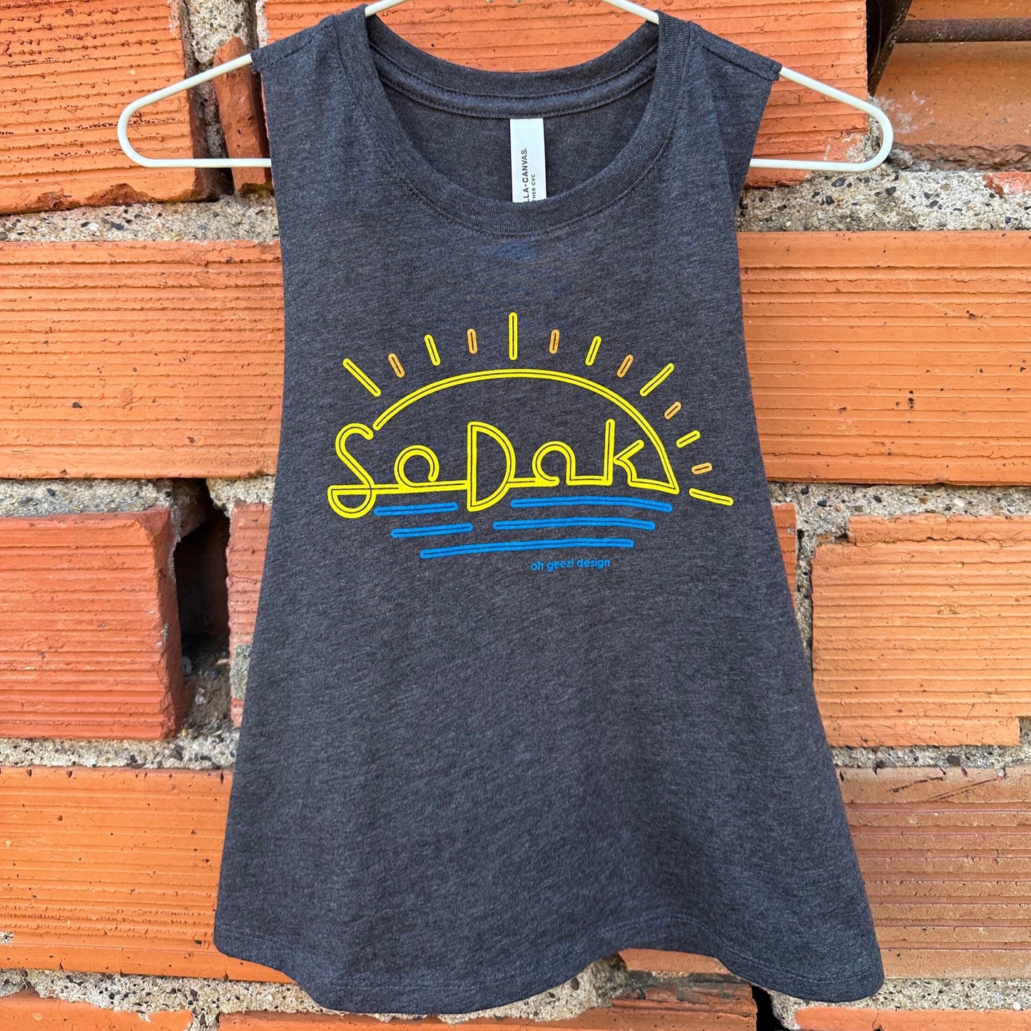 SoDak Neon Sun Women's Crop Tank