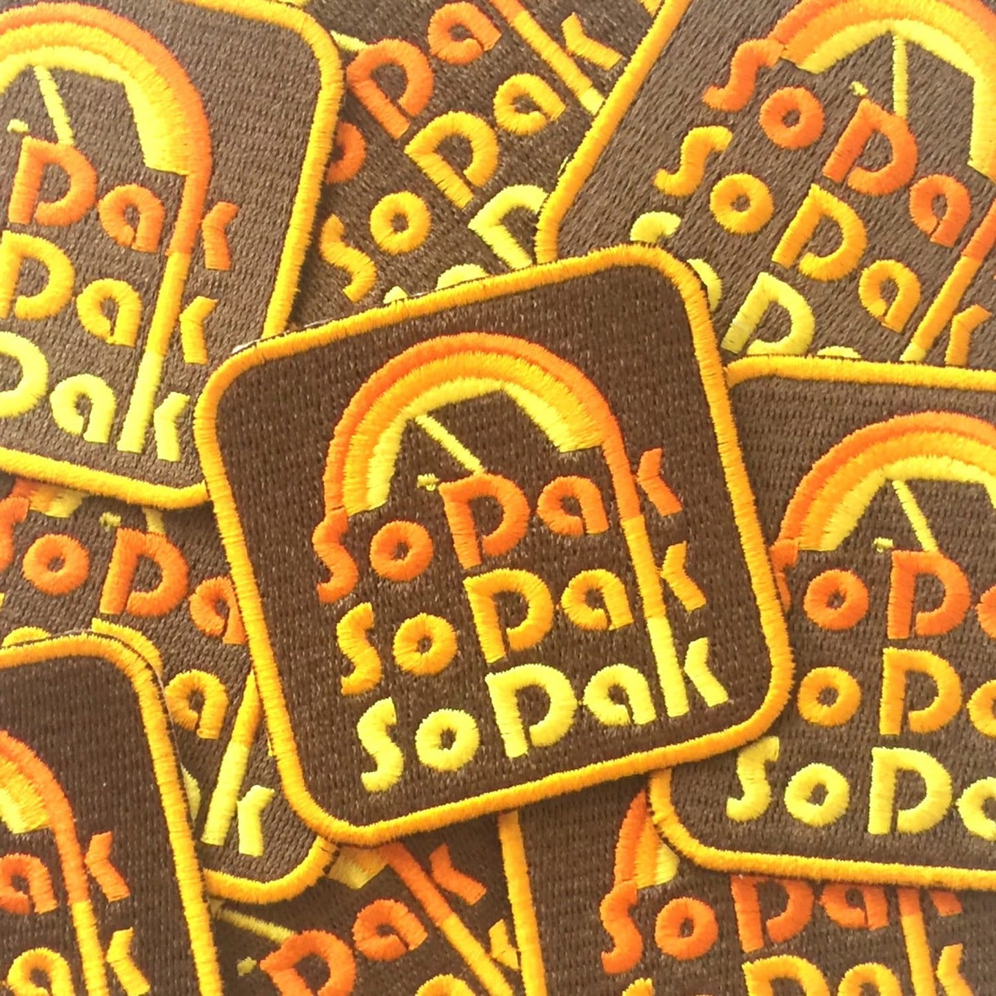 SoDak Retro Brown Trucker Hat by Oh Geez! Design