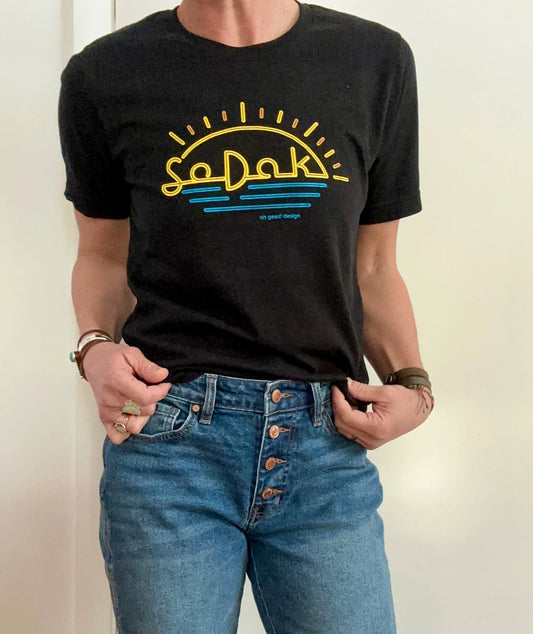SoDak Neon Sun T-shirt