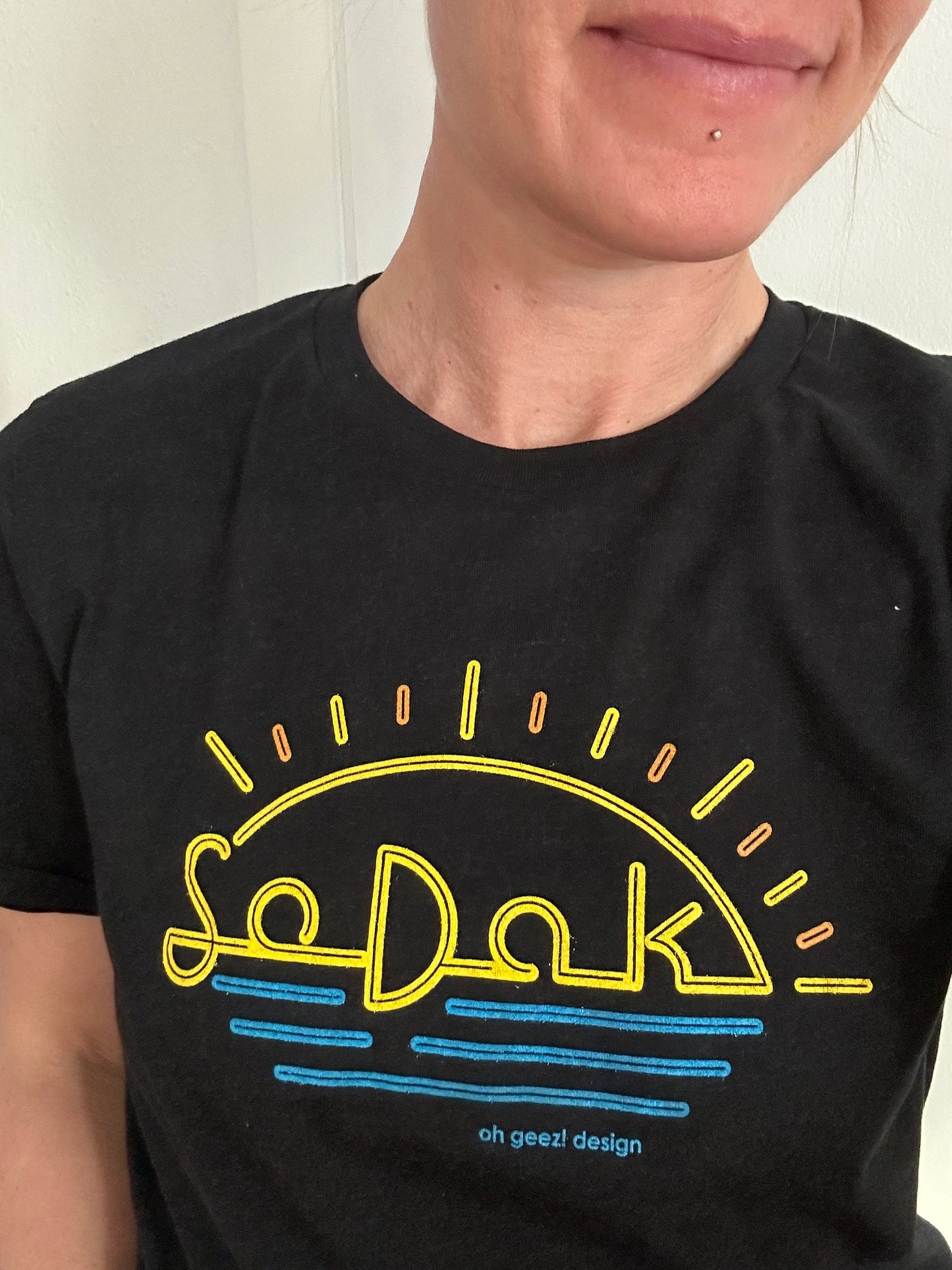 SoDak Neon Sun T-shirt