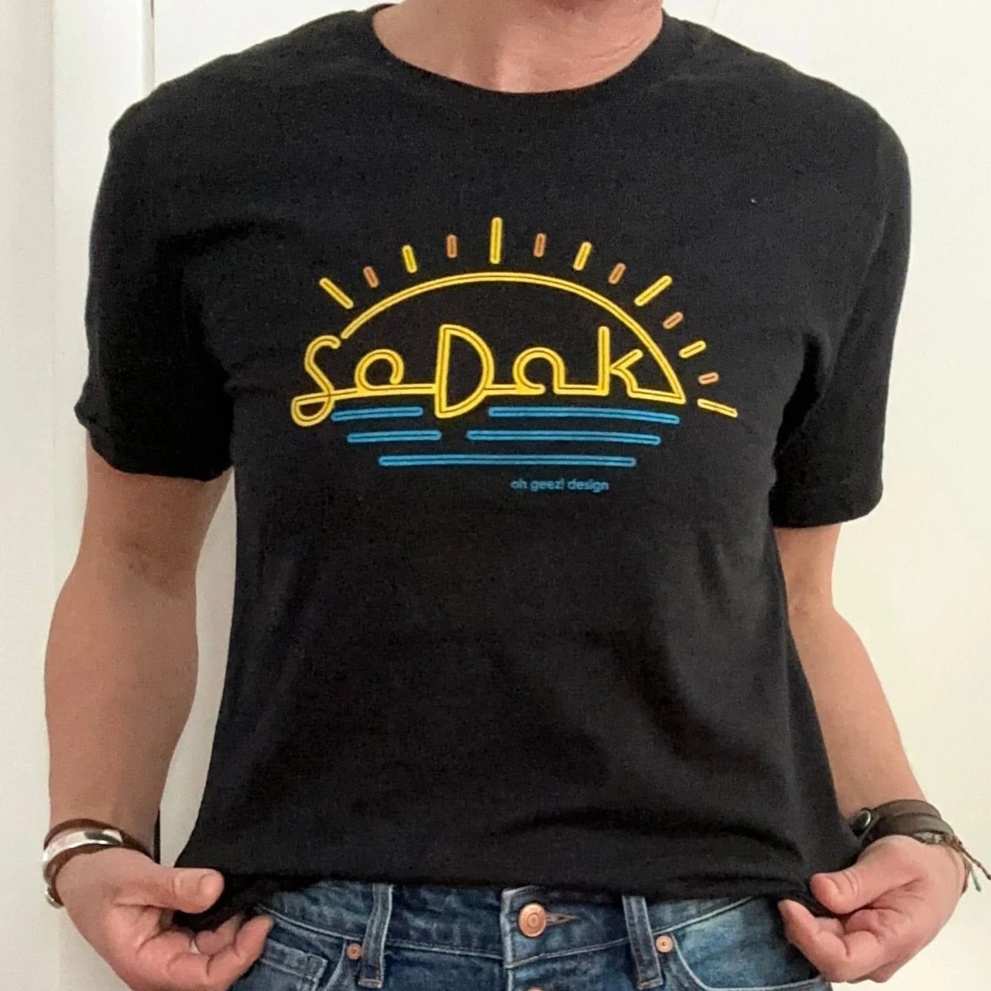 SoDak Neon Sun T-shirt
