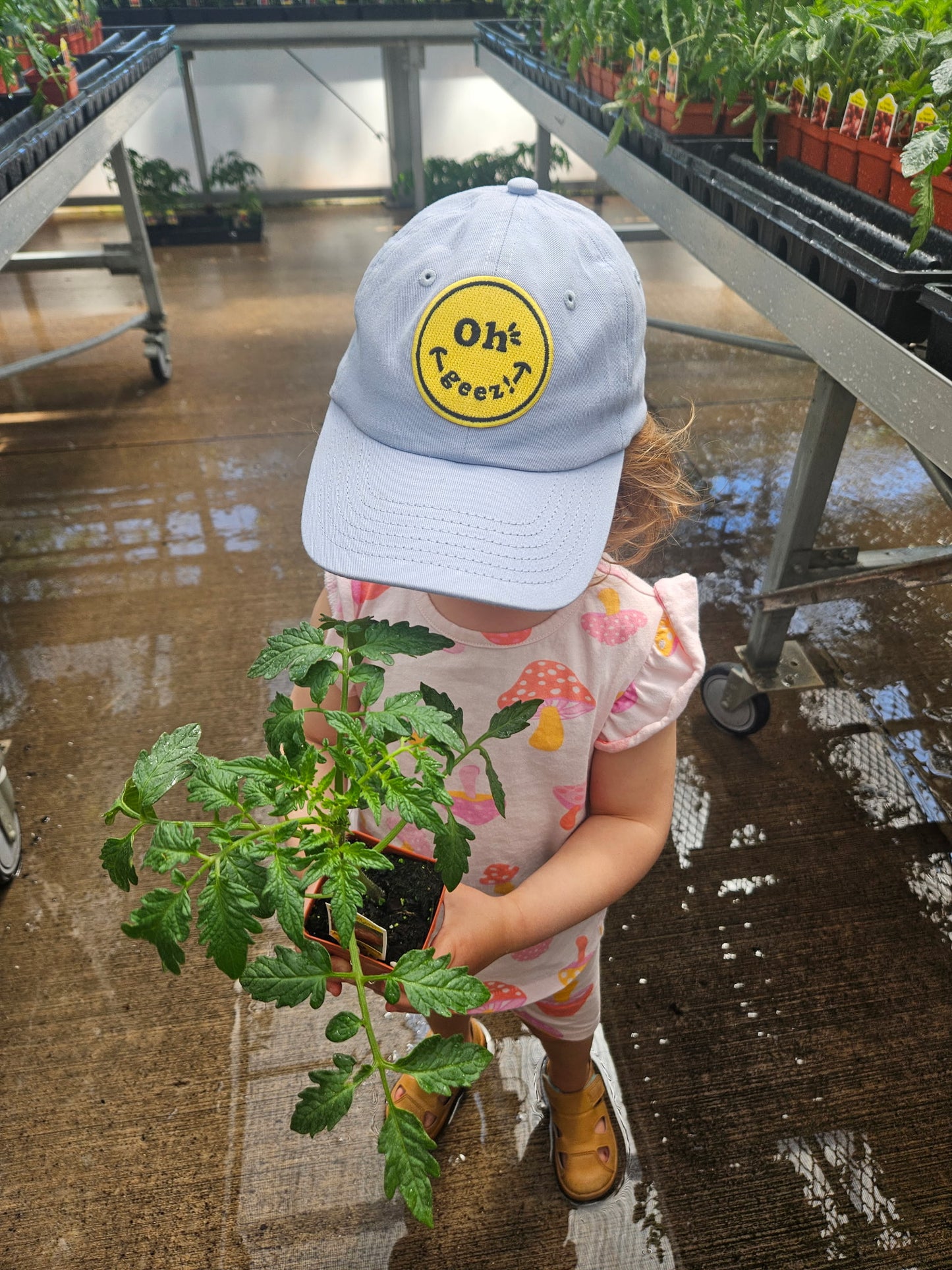 Oh Geez! Design Smiley Kid's Hat