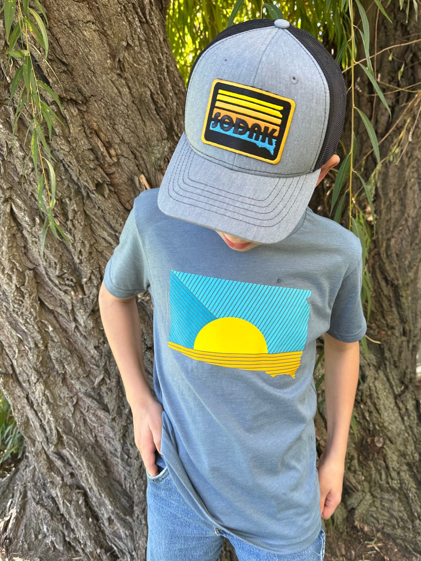 Kids SoDak Sunset Trucker Hat