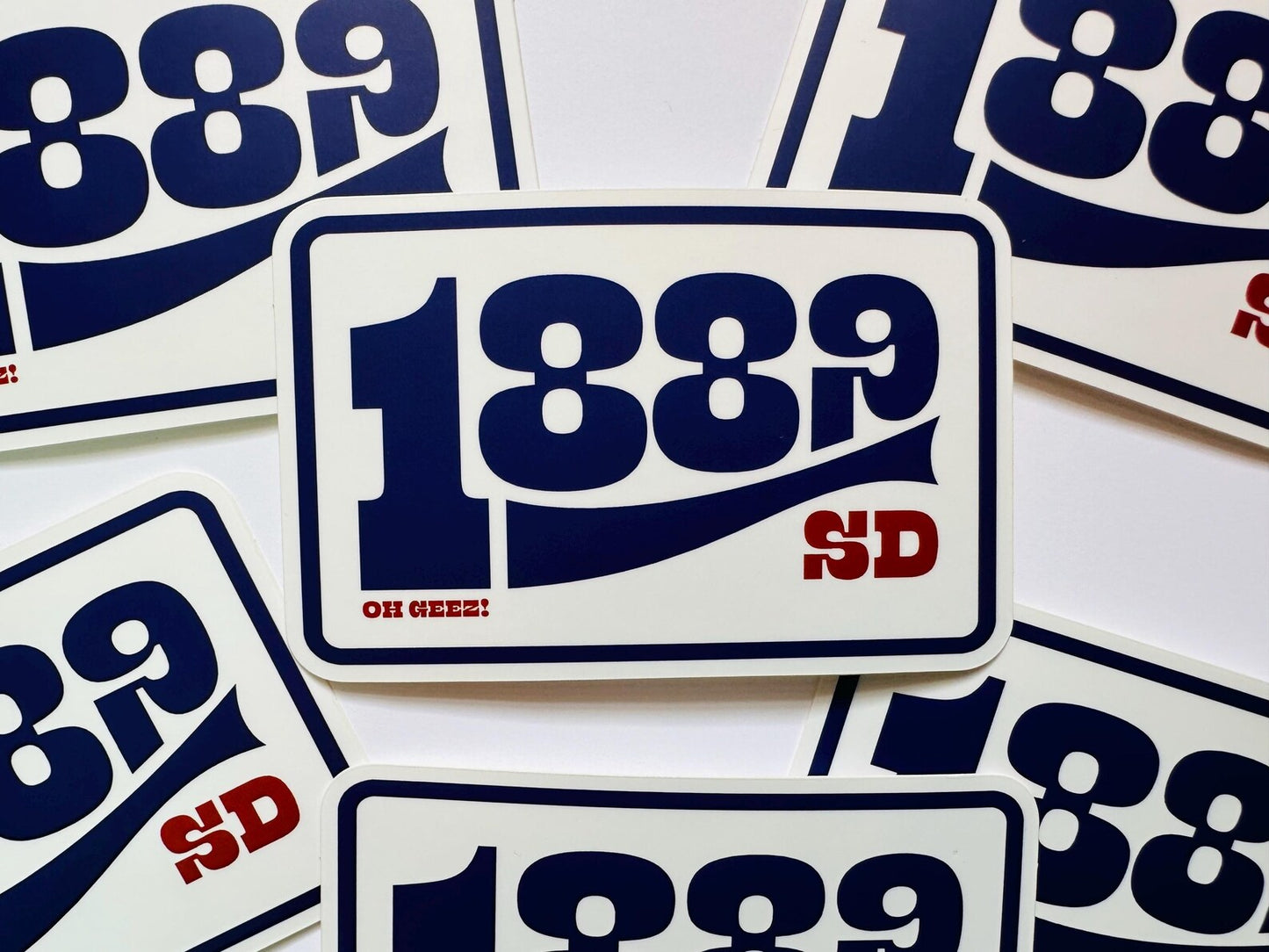 1889 South Dakota Sticker