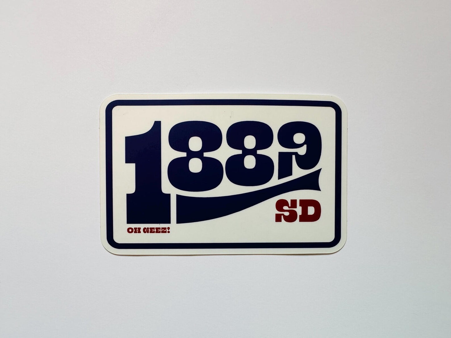 1889 South Dakota Sticker