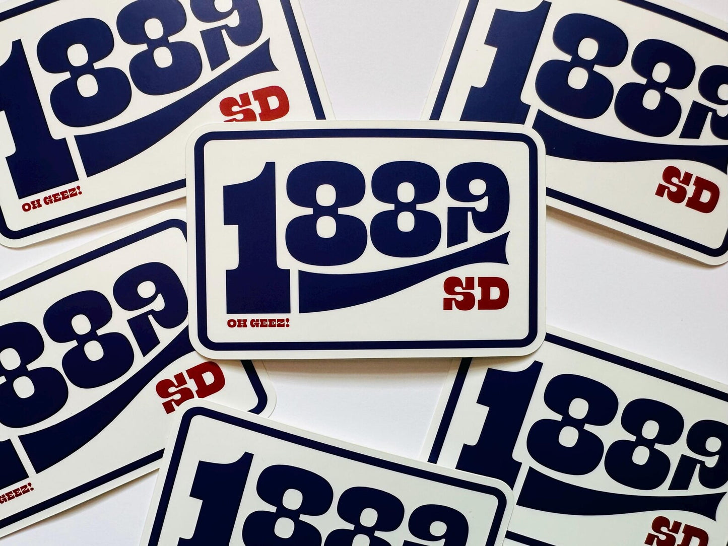 1889 South Dakota Sticker