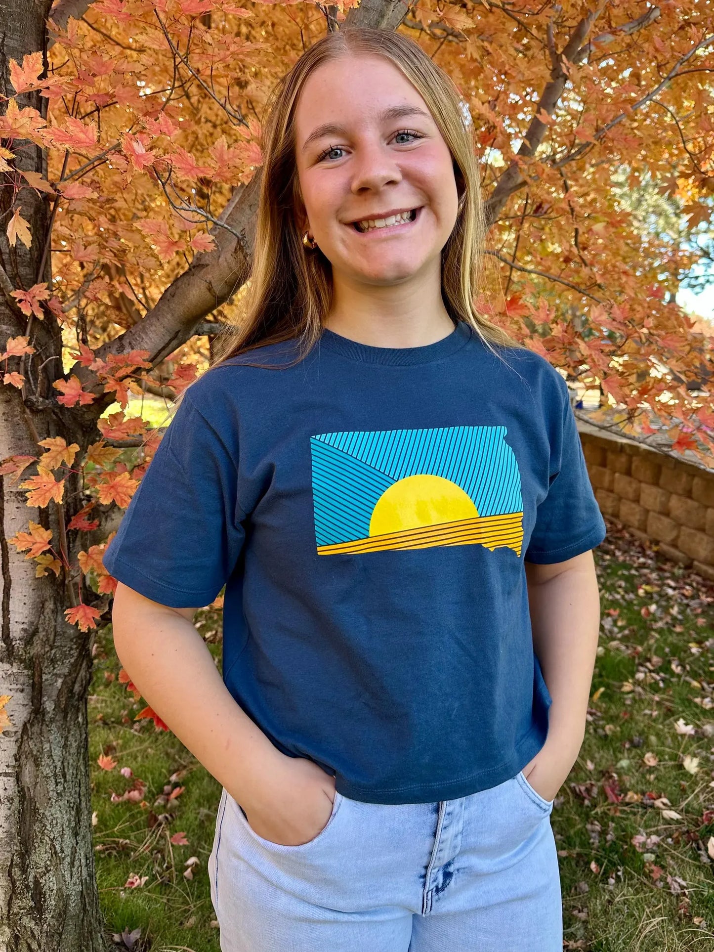 South Dakota Sunrays Women's Boxy Fit T-shirt